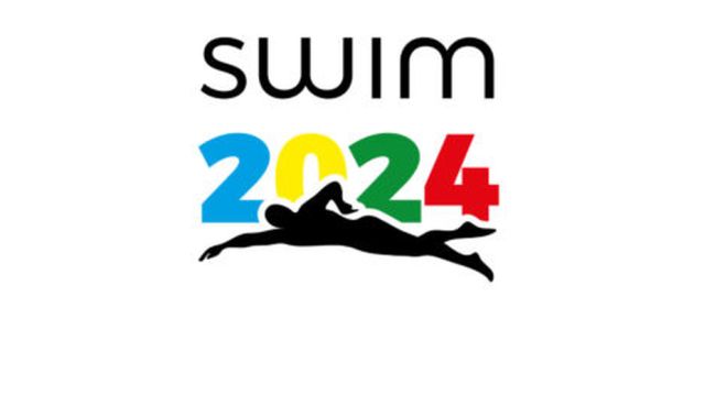 Logo warsztatów pływackich SWIM 2024