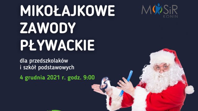 Mikołajkowe Zawody Pływackie – Konin, 4 grudnia 2021r.